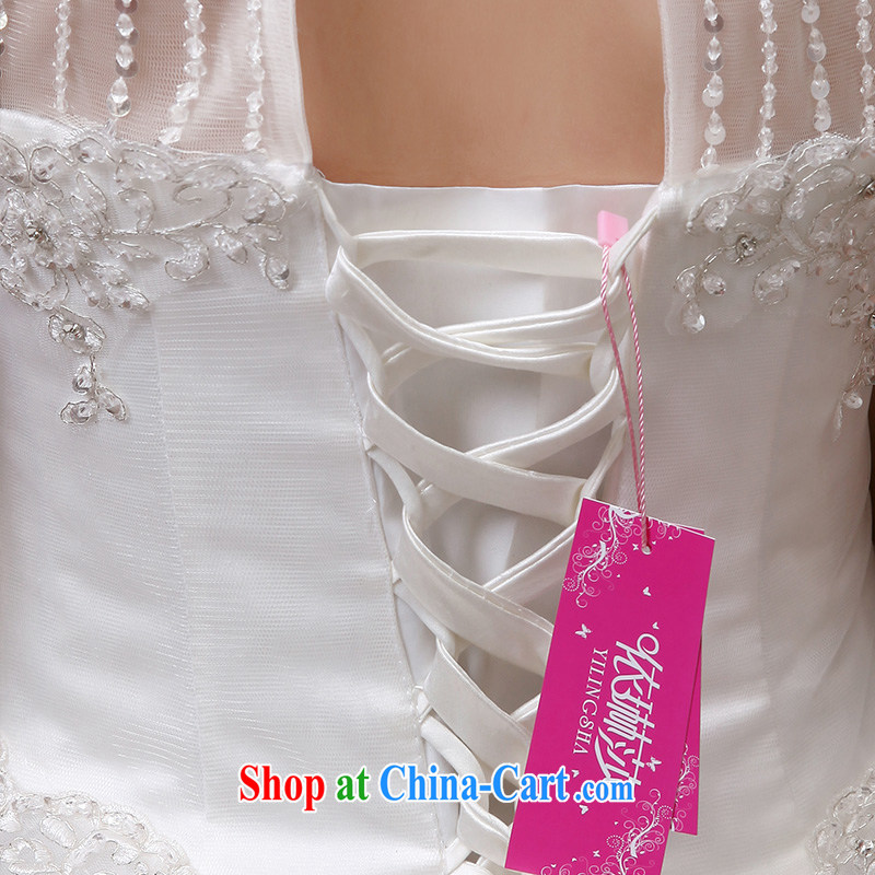 wedding dresses new 2014 autumn and winter, a shoulder for semi-long-sleeved Korean fashion marriages with tailored contact customer service, according to Lin, Elizabeth, and shopping on the Internet