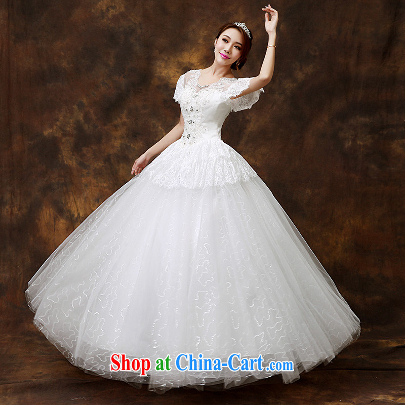 wedding dresses new 2015 with the Code bridal graphics thin lace a shoulder short-sleeved wedding tailored to contact customer service, according to Lin, Elizabeth, and shopping on the Internet