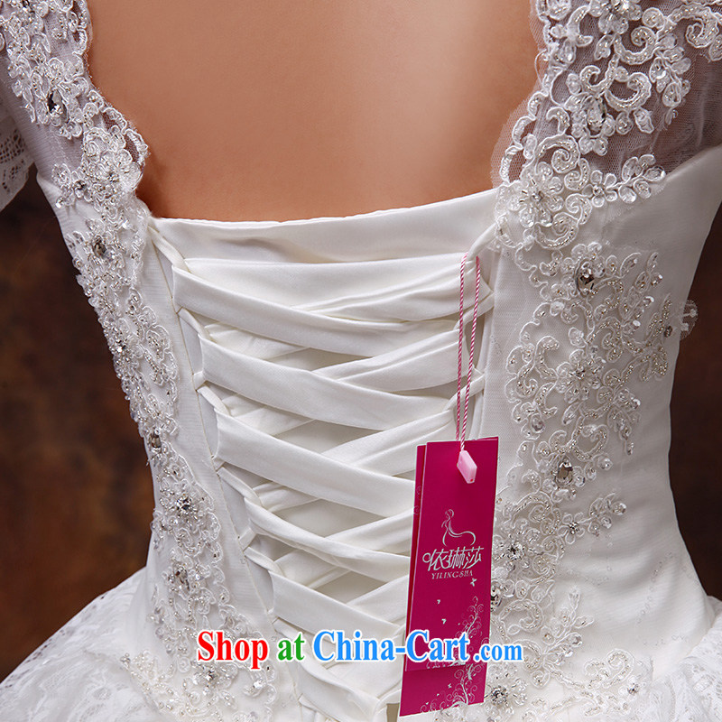 wedding dresses new 2015 with the Code bridal graphics thin lace a shoulder short-sleeved wedding tailored to contact customer service, according to Lin, Elizabeth, and shopping on the Internet
