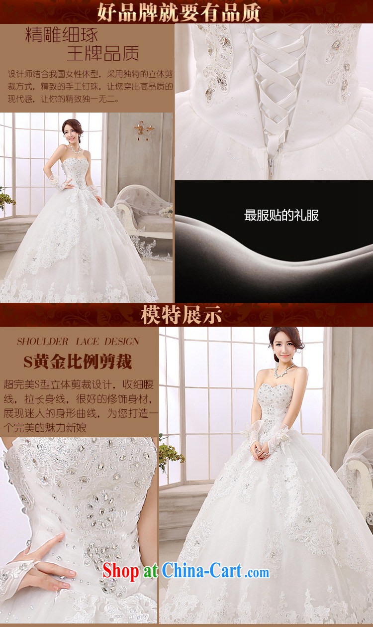 Jessica covered by wedding dresses 2014 new stylish and wiped his chest, winter bridal wedding lace Korean Beauty tie graphics thin diamond white 2151 white XXXL pictures, price, brand platters! Elections are good character, the national distribution, so why buy now enjoy more preferential! Health