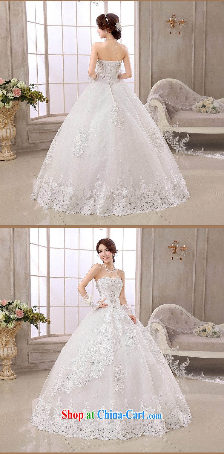 Jessica covered by wedding dresses 2014 new stylish and wiped his chest, winter bridal wedding lace Korean Beauty tie graphics thin diamond white 2151 white XXXL pictures, price, brand platters! Elections are good character, the national distribution, so why buy now enjoy more preferential! Health