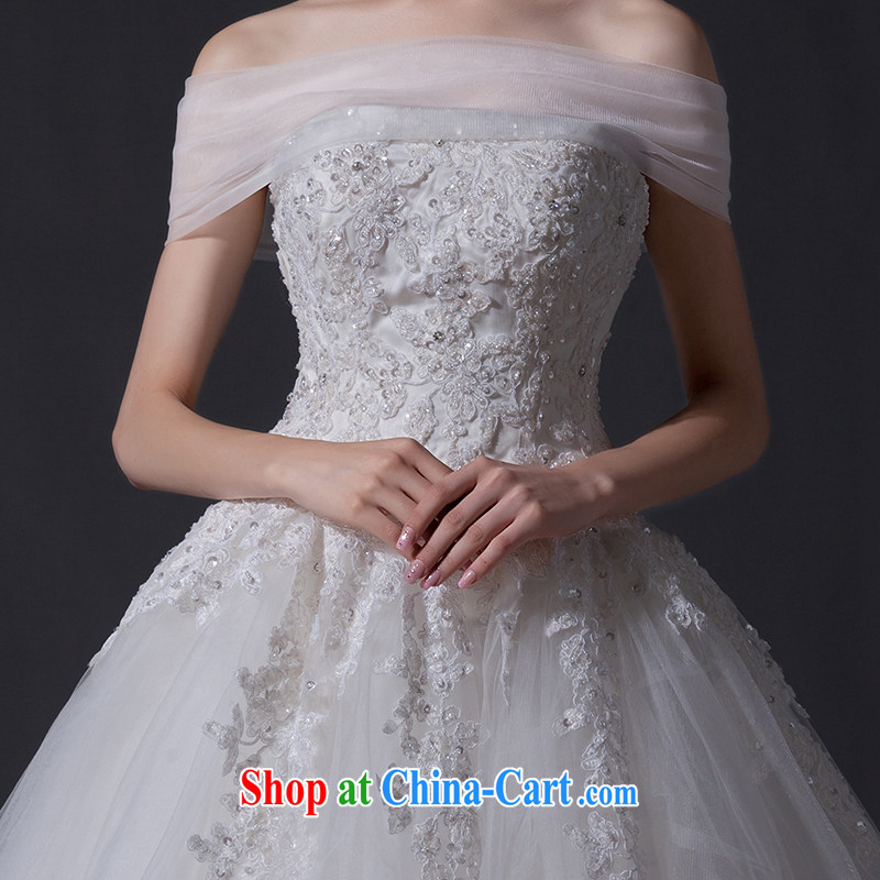 High-end bridal wedding dresses new 2015 summer stylish antique chest bare lace-a Field shoulder long-tail female (in stock 7 - 10 days Shipping), tail 150 CM Advanced Customization 15 Day Shipping, Nicole Richie (Nicole Richie), online shopping