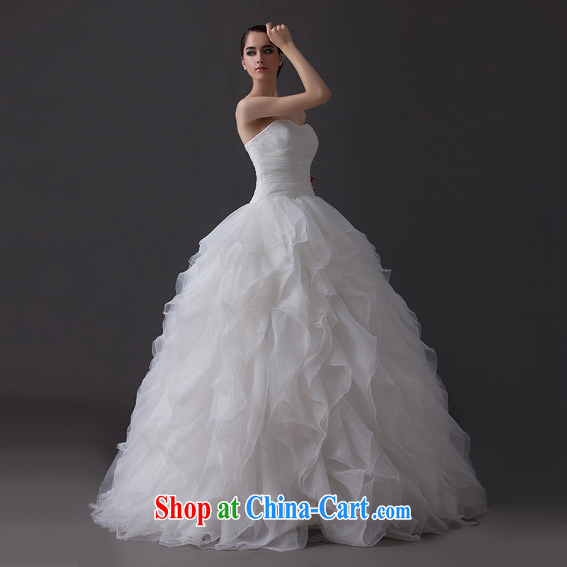 Marriages wedding dresses new 2015 summer fashion wiped his chest to the waist graphics thin pregnant women the code (in stock 7 - 10 days shipping) White advanced customization (15 days Shipment), Nicole Kidman (Nicole Richie), online shopping