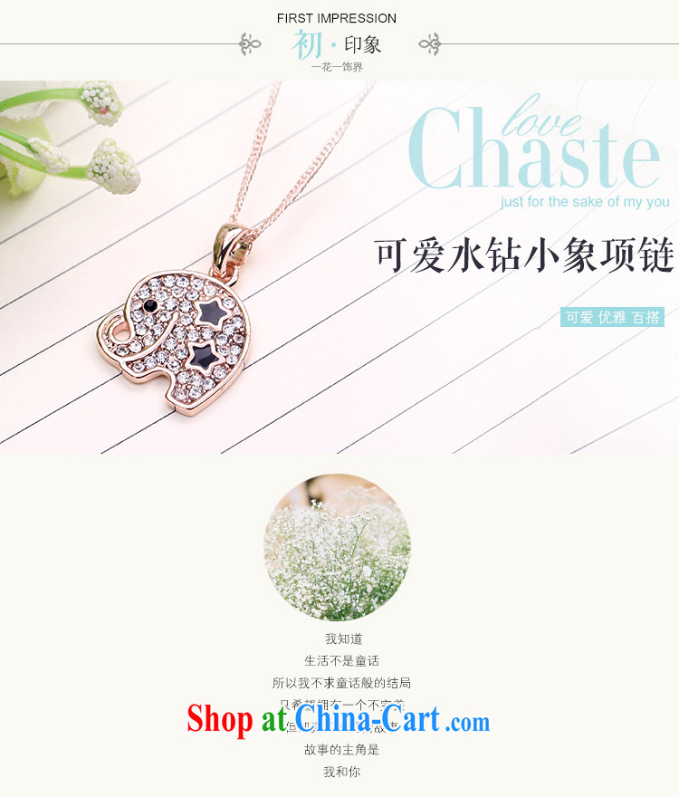 Ferrara 2015 new Korean titanium Steel Roses, cute little like flash water diamond necklace short clavicle link pictures, price, brand platters! Elections are good character, the national distribution, so why buy now enjoy more preferential! Health