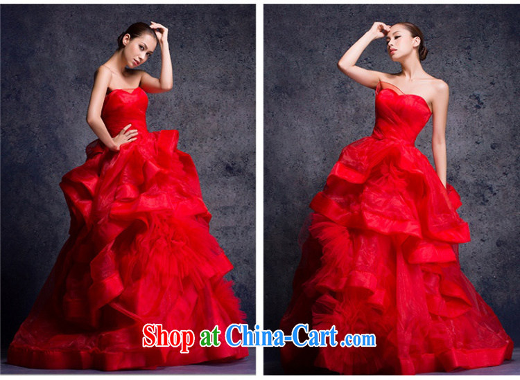 wedding dresses 2015 New Red wedding erase chest wedding with wedding pregnant larger wedding bridal marriage wedding toast stage moderator dress red Advanced Customization 15 Day Shipping pictures, price, brand platters! Elections are good character, the national distribution, so why buy now enjoy more preferential! Health