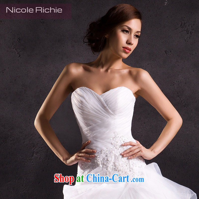 Nicole Richie wedding dresses spring 2015 new stylish and wiped his chest wedding-tail wedding long-tail marriages wedding, tie-tail 200 CM Advanced Customization 15 Day Shipping, Nicole Richie (Nicole Richie), online shopping