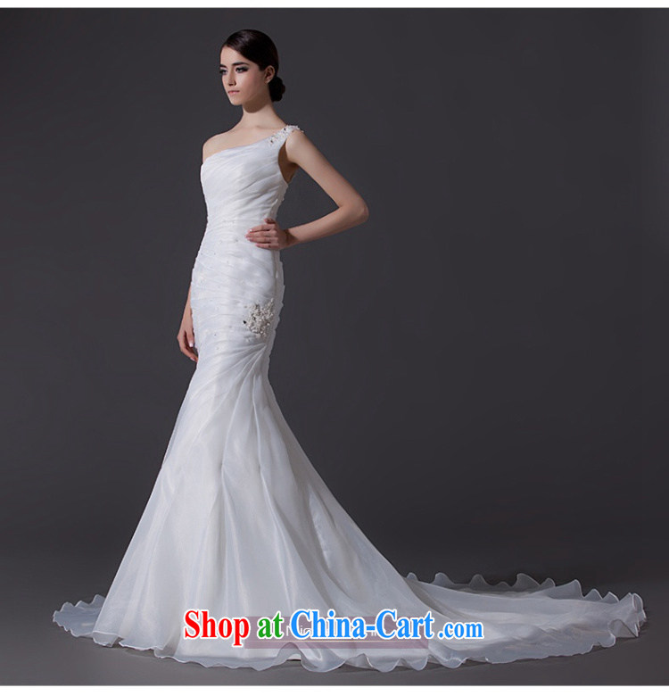 Nicole Richie wedding dresses 2015 new summer single shoulder wedding crowsfoot wedding small tail wedding bridal wedding wedding wedding band video thin large, white Advanced Customization 15 Day Shipping pictures, price, brand platters! Elections are good character, the national distribution, so why buy now enjoy more preferential! Health