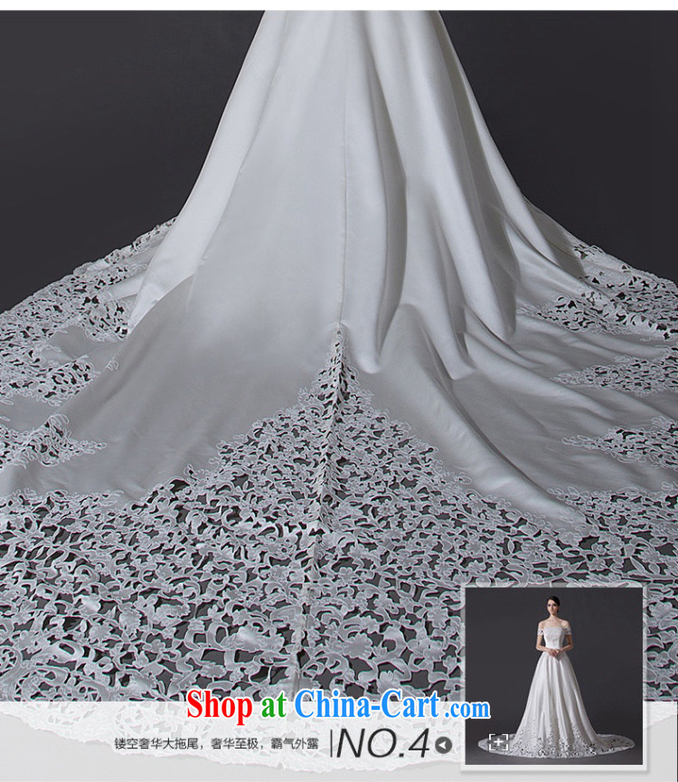 Nicole Richie wedding dresses 2015 summer new high-field shoulder wedding long-tail wedding bridal wedding wedding wedding dresses larger wedding band wedding tail 60 CM Advanced Customization 30 Day Shipping pictures, price, brand platters! Elections are good character, the national distribution, so why buy now enjoy more preferential! Health