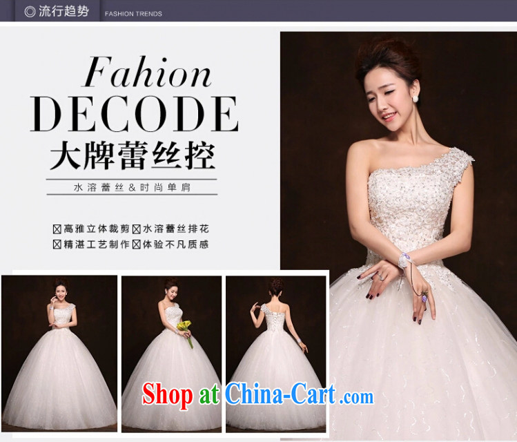 Yong-yan and bridal wedding dresses 2015 new Korean edition the shoulder with graphics thin diamond lace wedding white L pictures, price, brand platters! Elections are good character, the national distribution, so why buy now enjoy more preferential! Health