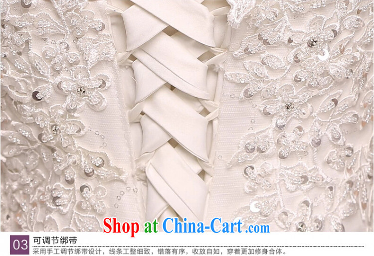 Yong-yan and bridal wedding dresses 2015 new Korean edition the shoulder with graphics thin diamond lace wedding white L pictures, price, brand platters! Elections are good character, the national distribution, so why buy now enjoy more preferential! Health
