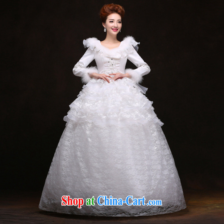 There is a female wedding dresses new 2014 winter field shoulder long-sleeved the cotton thick wedding yf 8523 white XXL pictures, price, brand platters! Elections are good character, the national distribution, so why buy now enjoy more preferential! Health
