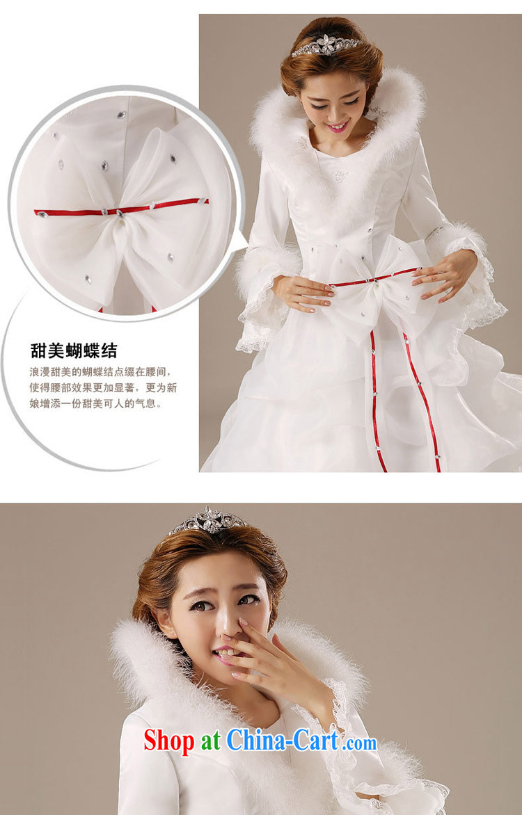 It is also optimized their bridal winter clothes wedding hair collar, collar long-sleeved wedding dresses and cotton thick qh 1312 white XL pictures, price, brand platters! Elections are good character, the national distribution, so why buy now enjoy more preferential! Health