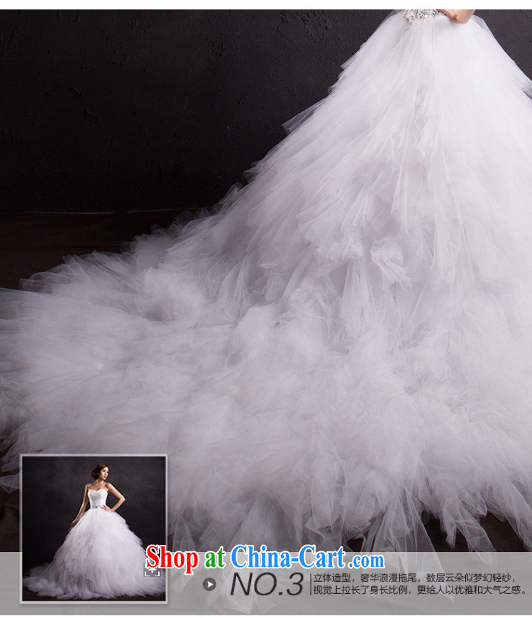 Nicole Richie wedding dresses summer 2015 new stylish and wiped his chest wedding long-tail wedding bridal wedding marriage wedding toast annual service hosted tail 200 CM Advanced Customization 15 Day Shipping pictures, price, brand platters! Elections are good character, the national distribution, so why buy now enjoy more preferential! Health