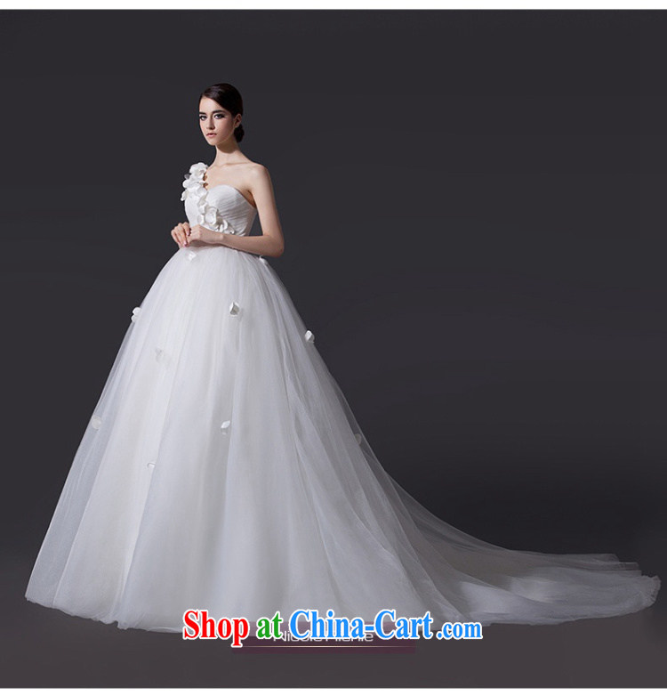 Kidman, summer 2015 new stylish simplicity and elegant single shoulder manually flowers bridal wedding dresses good quality fabrics hand sewing tail 200 CM Advanced Customization 15 Day Shipping pictures, price, brand platters! Elections are good character, the national distribution, so why buy now enjoy more preferential! Health