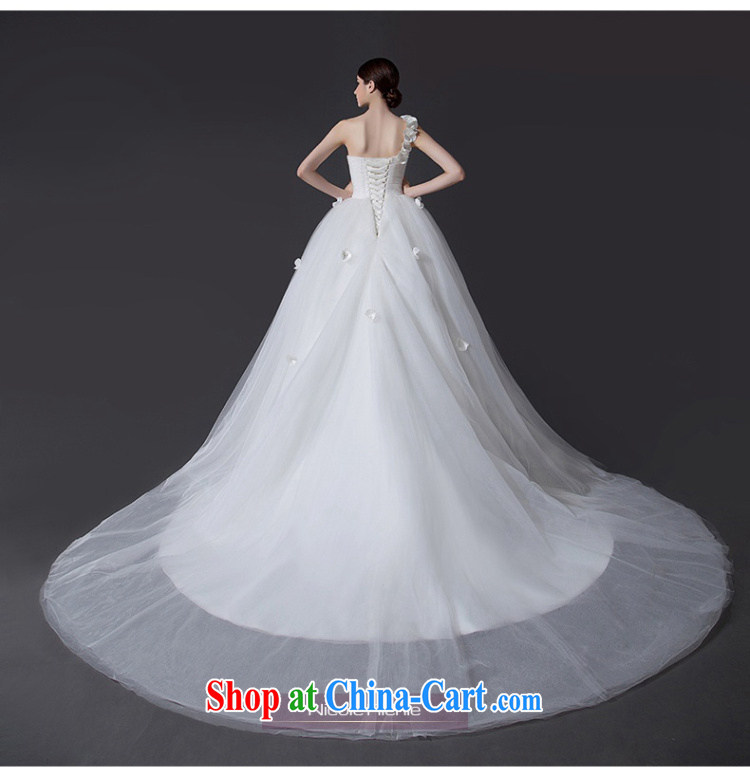 Kidman, summer 2015 new stylish simplicity and elegant single shoulder manually flowers bridal wedding dresses good quality fabrics hand sewing tail 200 CM Advanced Customization 15 Day Shipping pictures, price, brand platters! Elections are good character, the national distribution, so why buy now enjoy more preferential! Health