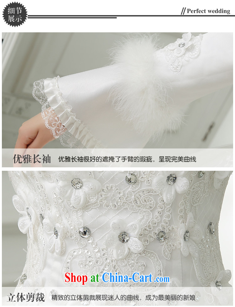 There is embroidery bridal winter clothes 2015 new marriage Korean winter long-sleeved a field base thick winter, cotton wedding white XXL code 2 feet 3 waist Suzhou shipping pictures, price, brand platters! Elections are good character, the national distribution, so why buy now enjoy more preferential! Health