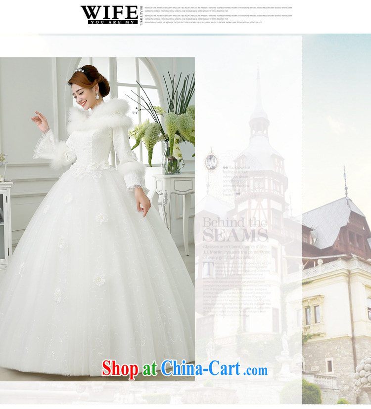There is embroidery bridal winter clothes 2015 new marriage Korean winter long-sleeved a field base thick winter, cotton wedding white XXXL 2 feet 4 waist Suzhou shipping pictures, price, brand platters! Elections are good character, the national distribution, so why buy now enjoy more preferential! Health