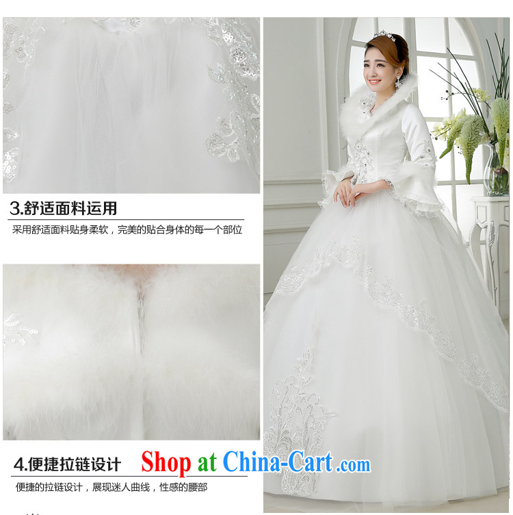 There is embroidery bridal 2015 new thick winter clothes winter marriage long-sleeved winter, lace beauty wedding white XXXL 2 feet 4 waist Suzhou shipping pictures, price, brand platters! Elections are good character, the national distribution, so why buy now enjoy more preferential! Health