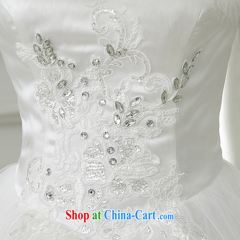 There is embroidery bridal 2015 new thick winter clothes winter marriage long-sleeved winter, lace beauty wedding white XXXL 2 feet 4 waist Suzhou shipment and it is absolutely not a bride, shopping on the Internet