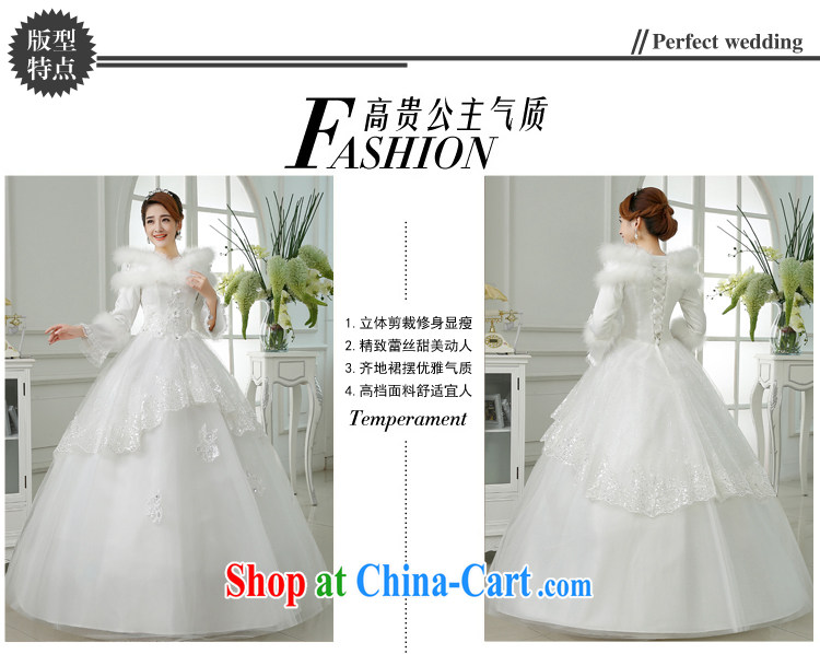 There is embroidery bridal 2015 new thick winter clothes wedding winter wedding long-sleeved lace beauty wedding white XXXL 2 feet 4 waist Suzhou shipping pictures, price, brand platters! Elections are good character, the national distribution, so why buy now enjoy more preferential! Health