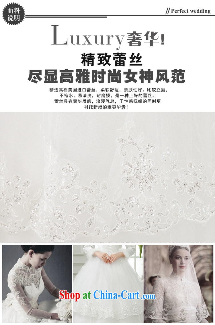 There is embroidery bridal wedding dresses new 2015 warm winter thick, gross for winter clothes bridal winter long-sleeved wedding dresses white XXXL 2 feet 4 waist Suzhou shipping pictures, price, brand platters! Elections are good character, the national distribution, so why buy now enjoy more preferential! Health