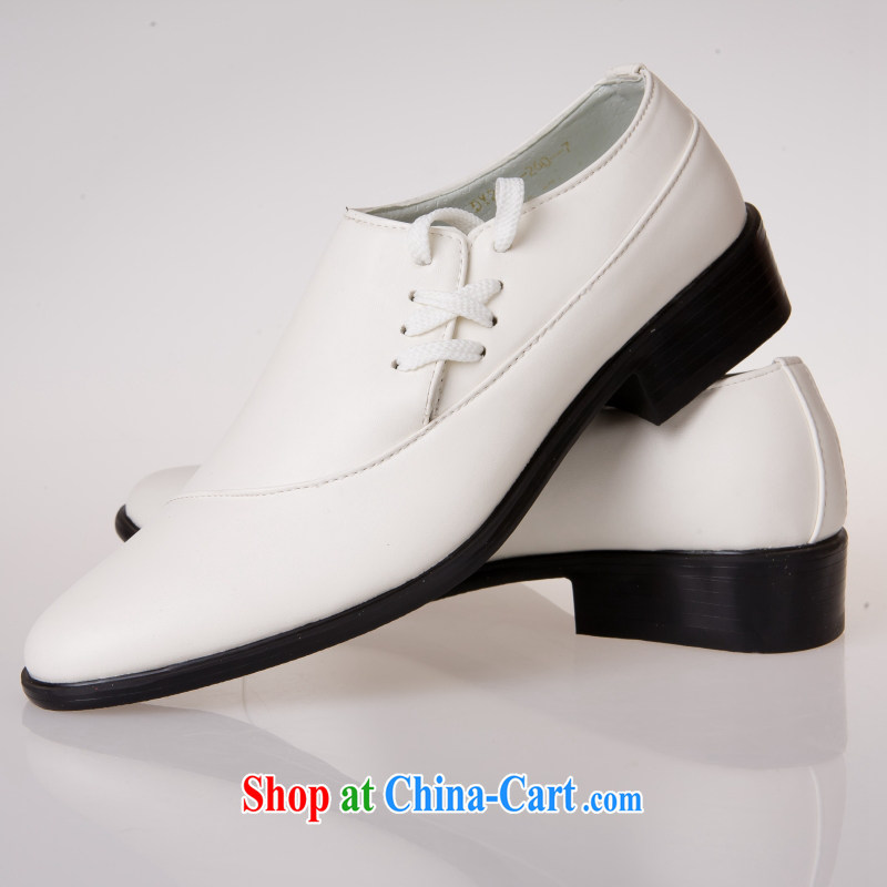 Lisa Donald Rumsfeld's men's shoes, and white Fashion Shoes, men's wedding shoes shoe arena, boutique men's shoes UI 89, white 44 is code, and a love so Pang, shopping on the Internet