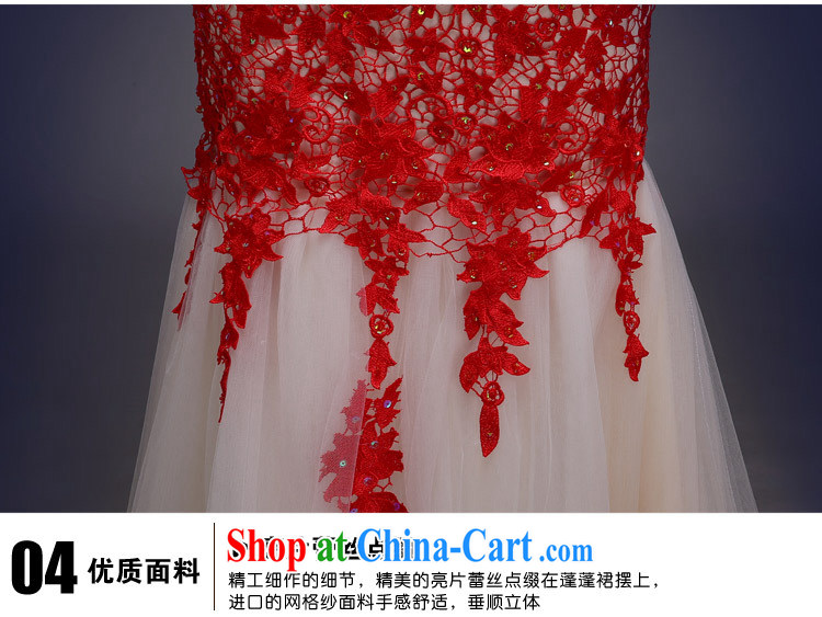 There's a wedding dresses new dual-shoulder crowsfoot beauty lace long strap Evening Dress XS 5269 red XL pictures, price, brand platters! Elections are good character, the national distribution, so why buy now enjoy more preferential! Health