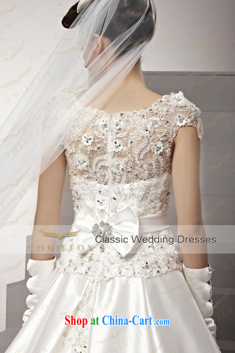 Creative Fox high-end custom dress autumn 2015 new lace wedding luxury parquet drill video thin tail wedding charming wedding 90,150 white tailored pictures, price, brand platters! Elections are good character, the national distribution, so why buy now enjoy more preferential! Health