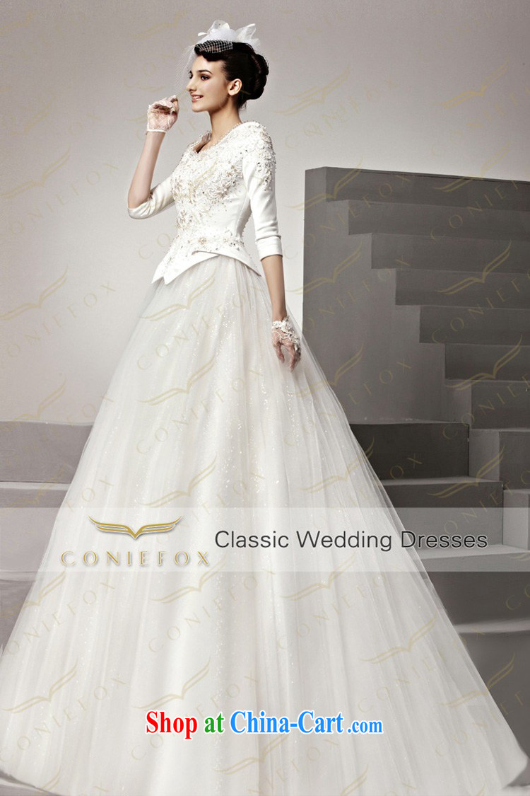 Creative Fox high-end custom wedding dresses royal family and nobles marriage wedding elegance embroidery wedding bridal graphics thin with wedding 90,139 white tailored pictures, price, brand platters! Elections are good character, the national distribution, so why buy now enjoy more preferential! Health