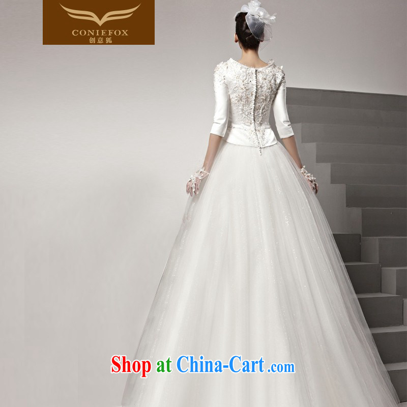 Creative Fox high-end custom wedding dresses royal family and nobles marriage wedding elegance embroidery wedding bridal graphics thin with wedding 90,139 white tailored creative Fox (coniefox), and, on-line shopping