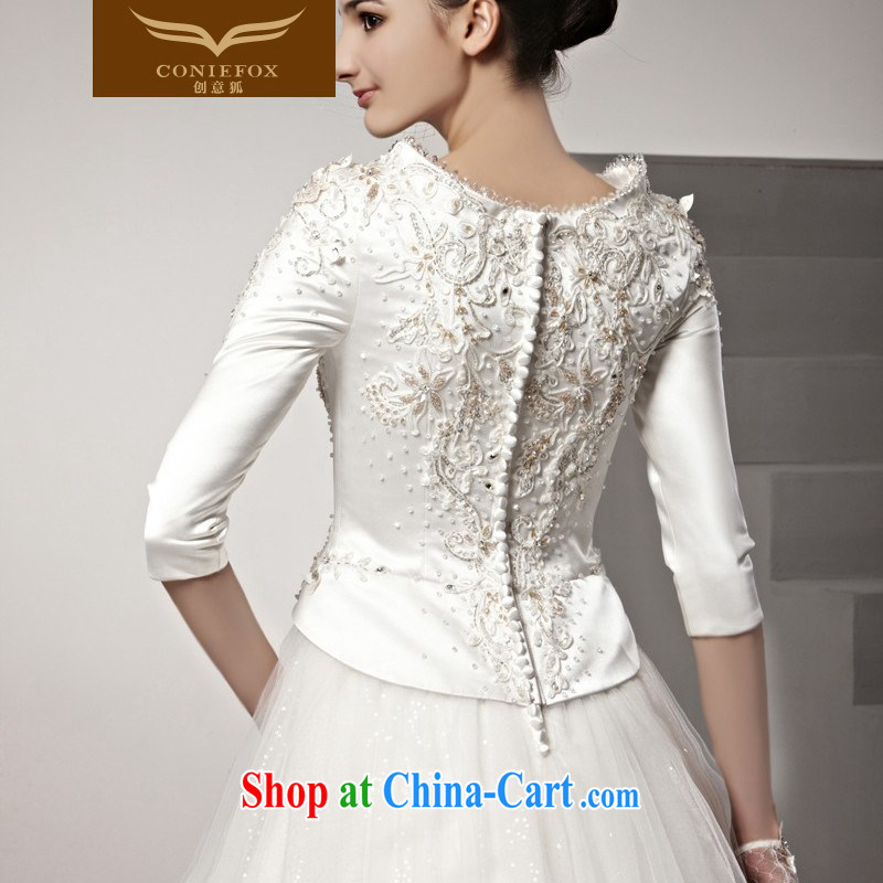 Creative Fox high-end custom wedding dresses royal family and nobles marriage wedding elegance embroidery wedding bridal graphics thin with wedding 90,139 white tailored creative Fox (coniefox), and, on-line shopping