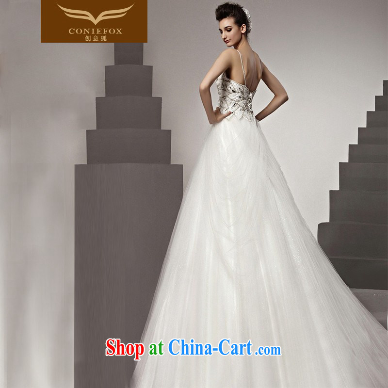 Creative Fox wedding dresses tailored wedding only the luxurious parquet drill wedding advanced shaggy with wedding wedding photography wedding 90,163 white tailored to creative Fox (coniefox), online shopping