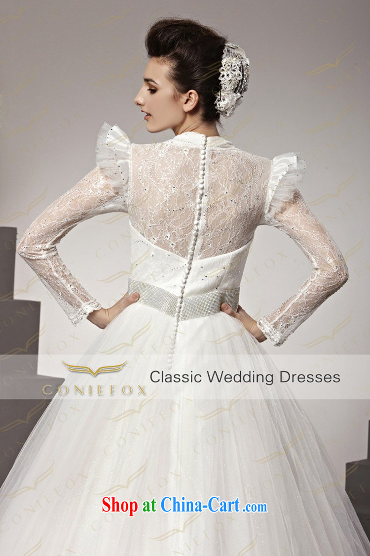 Creative Fox wedding dresses tailored wedding elegant white lace long-sleeved wedding dresses only marriages with wedding 90,180 white tailored pictures, price, brand platters! Elections are good character, the national distribution, so why buy now enjoy more preferential! Health