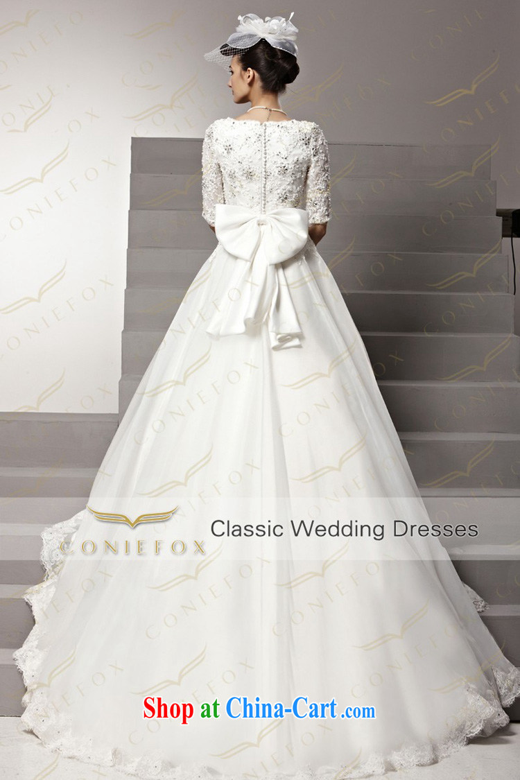 Creative Fox tailored wedding antique lace wedding bridal Wedding Video thin wedding white shoulders sexy V collar tail wedding 90,192 white tailored pictures, price, brand platters! Elections are good character, the national distribution, so why buy now enjoy more preferential! Health