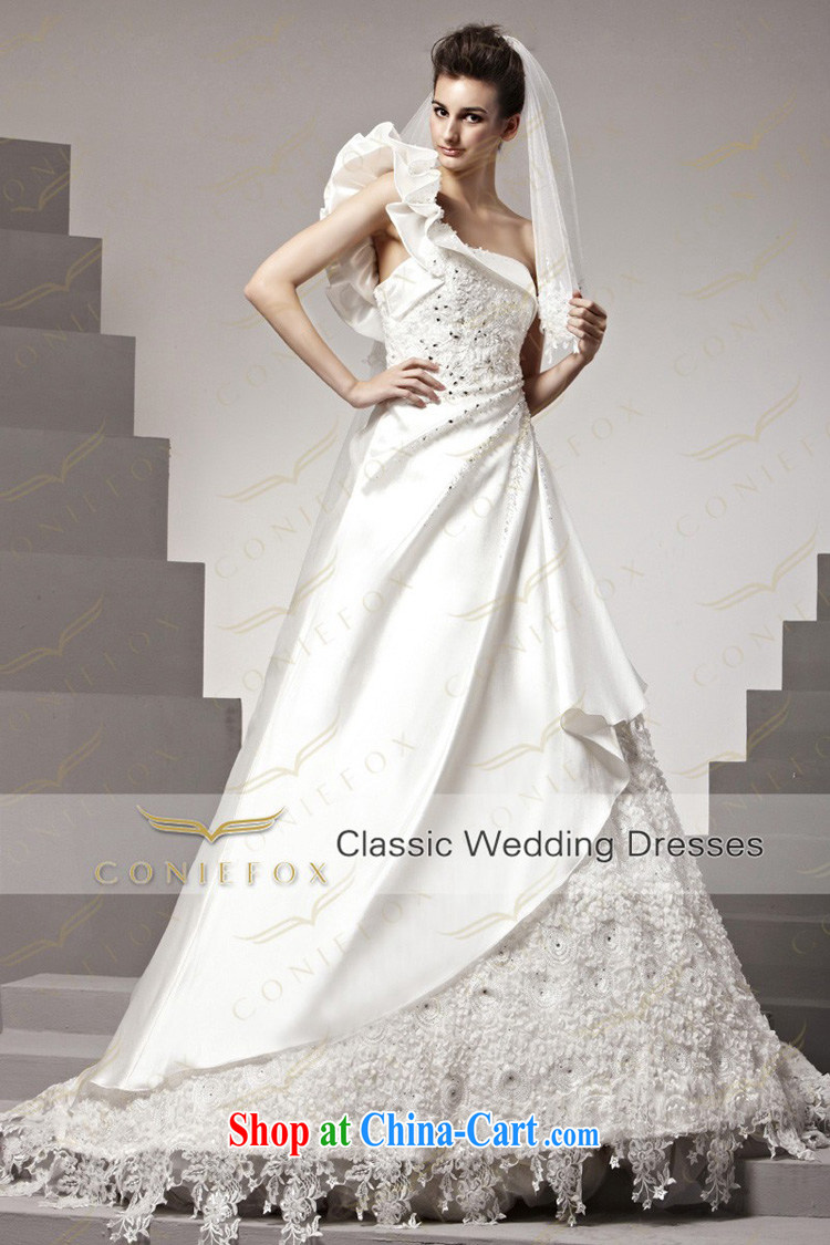 Creative Fox tailored wedding new unique three-dimensional single shoulder design wedding continental grand wedding wedding white dragging wedding 90,196 white tailored pictures, price, brand platters! Elections are good character, the national distribution, so why buy now enjoy more preferential! Health
