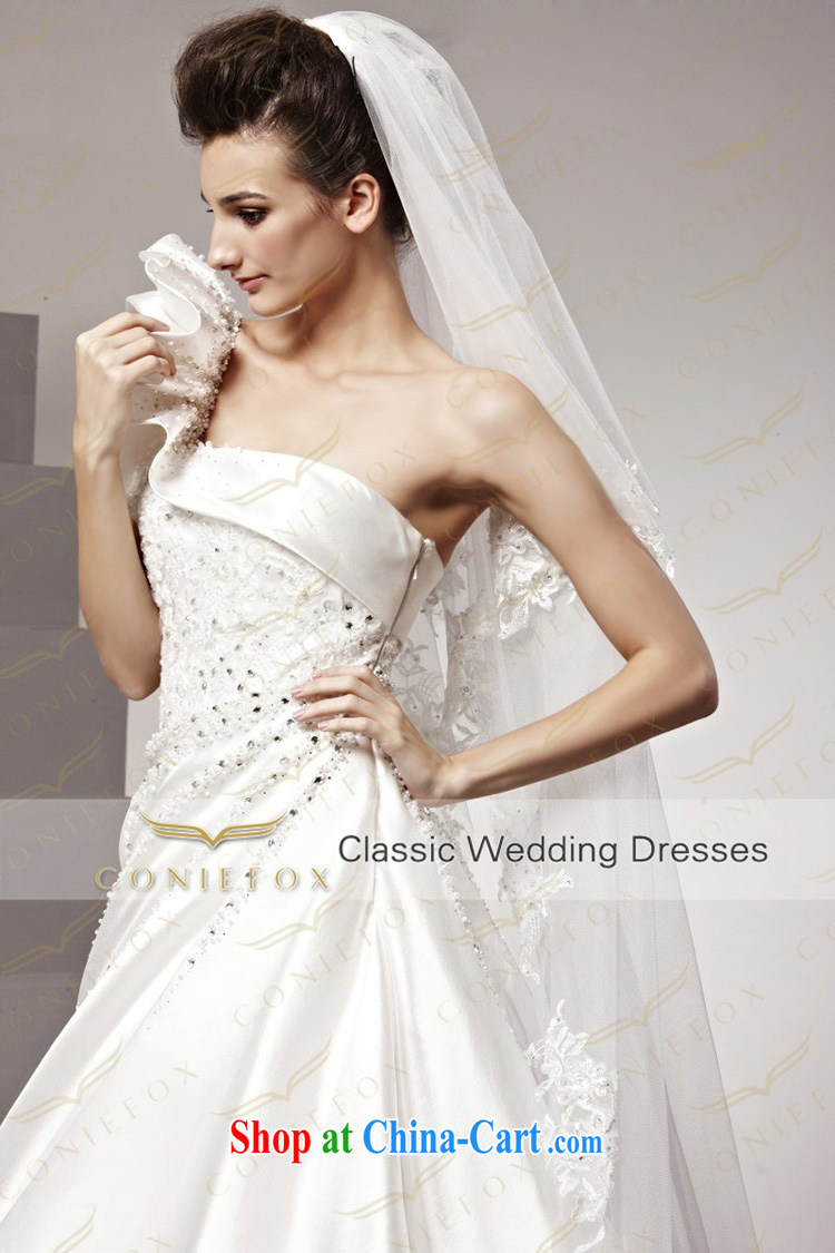 Creative Fox tailored wedding new unique three-dimensional single shoulder design wedding continental grand wedding wedding white dragging wedding 90,196 white tailored pictures, price, brand platters! Elections are good character, the national distribution, so why buy now enjoy more preferential! Health