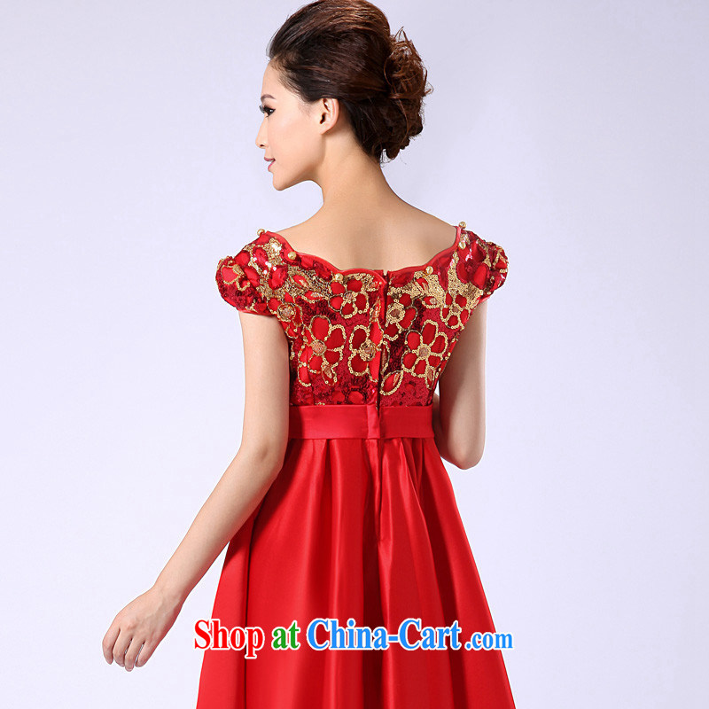 The Code clearance does not cost a new bride's wedding dresses dresses wedding photography theme wedding dresses red figure L number one, love so Pang, and shopping on the Internet