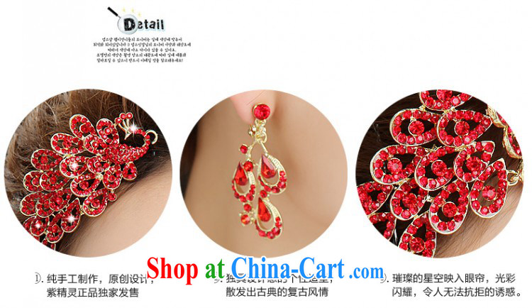 Bridal head-dress necklace earrings Crown 3 piece Peacock Phoenix Luxury Package wedding dresses accessories pictures, price, brand platters! Elections are good character, the national distribution, so why buy now enjoy more preferential! Health