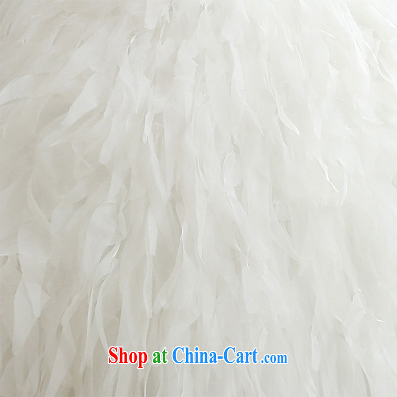 Honeymoon bridal wedding dresses 2015 winter, wedding classic wipe chest Korean Princess feather-tail wedding white XL, Honeymoon bridal, shopping on the Internet