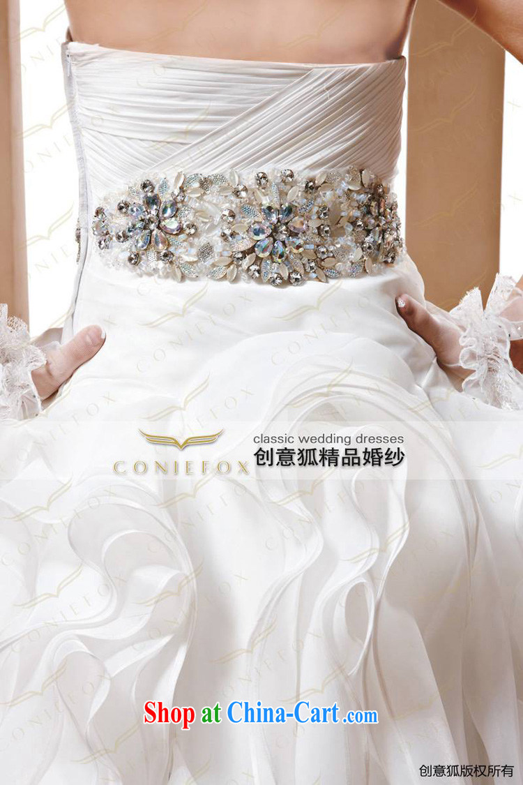 Creative Fox high-end custom wedding dresses Korean Noble and elegant white wedding Palace Royal bride wedding wedding dress 90,010 white tailored pictures, price, brand platters! Elections are good character, the national distribution, so why buy now enjoy more preferential! Health