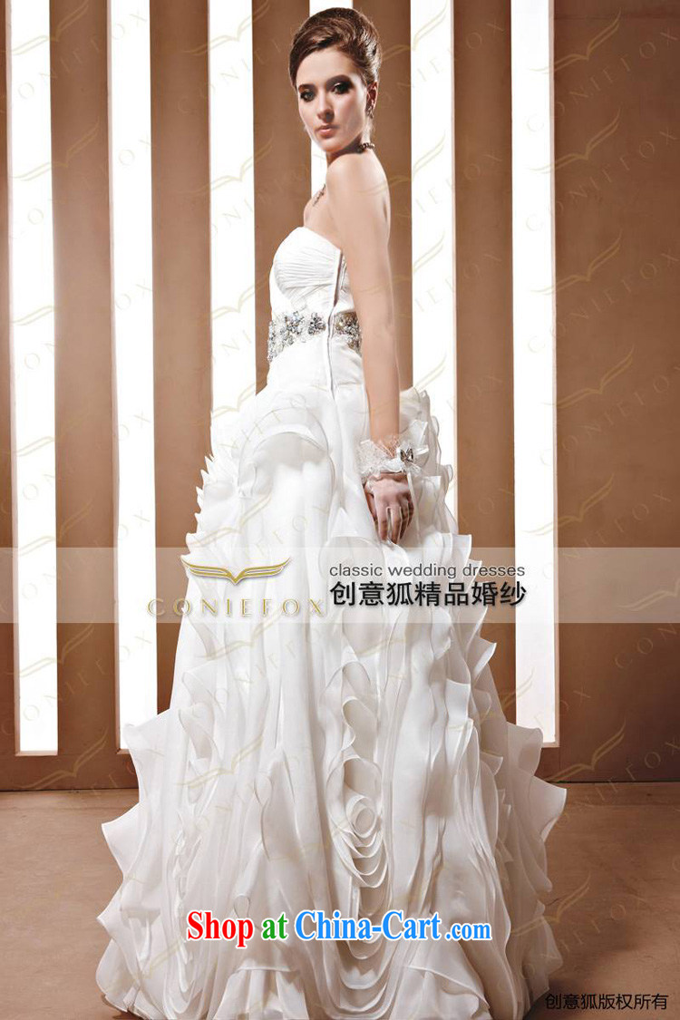 Creative Fox high-end custom wedding dresses Korean Noble and elegant white wedding Palace Royal bride wedding wedding dress 90,010 white tailored pictures, price, brand platters! Elections are good character, the national distribution, so why buy now enjoy more preferential! Health