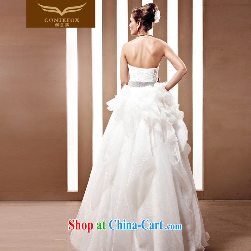 Creative Fox tailored wedding dresses 2015 new erase chest Korean wedding model wedding dresses photography 90,031 white tailored, creative Fox (coniefox), online shopping