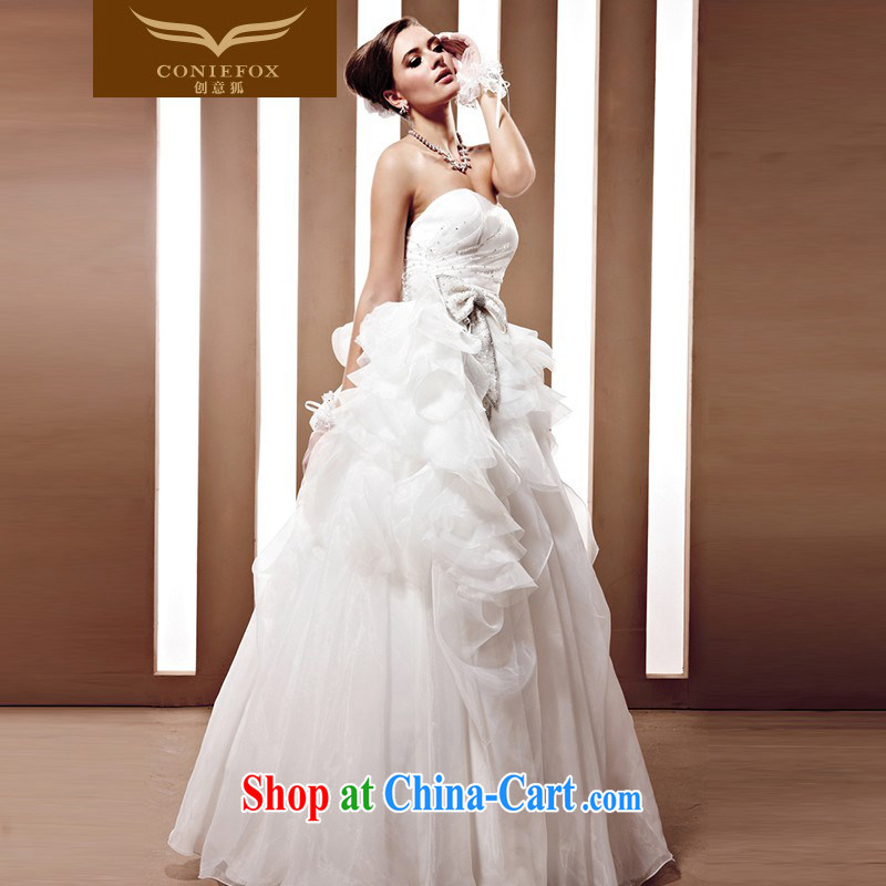 Creative Fox tailored wedding dresses 2015 new erase chest Korean wedding model wedding dresses photography 90,031 white tailored, creative Fox (coniefox), online shopping