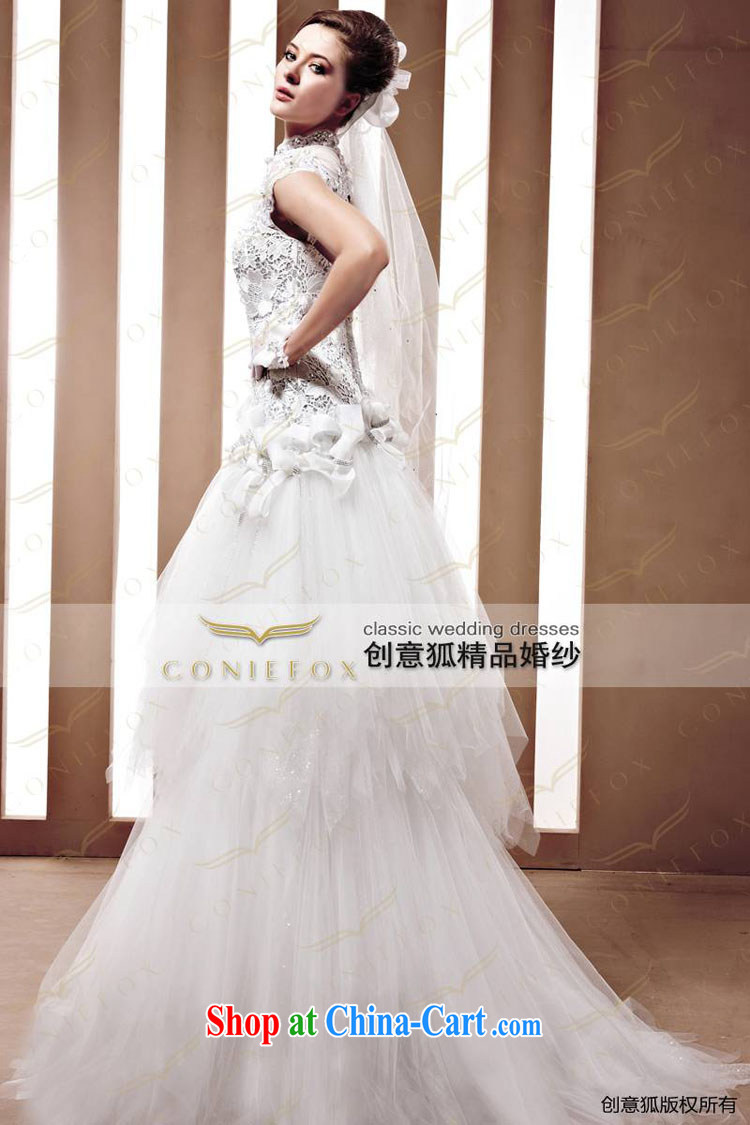 Creative Fox wedding a tailored bridal exclusive luxury custom wedding-waist Korean wedding white wedding 90,056 white tailored pictures, price, brand platters! Elections are good character, the national distribution, so why buy now enjoy more preferential! Health