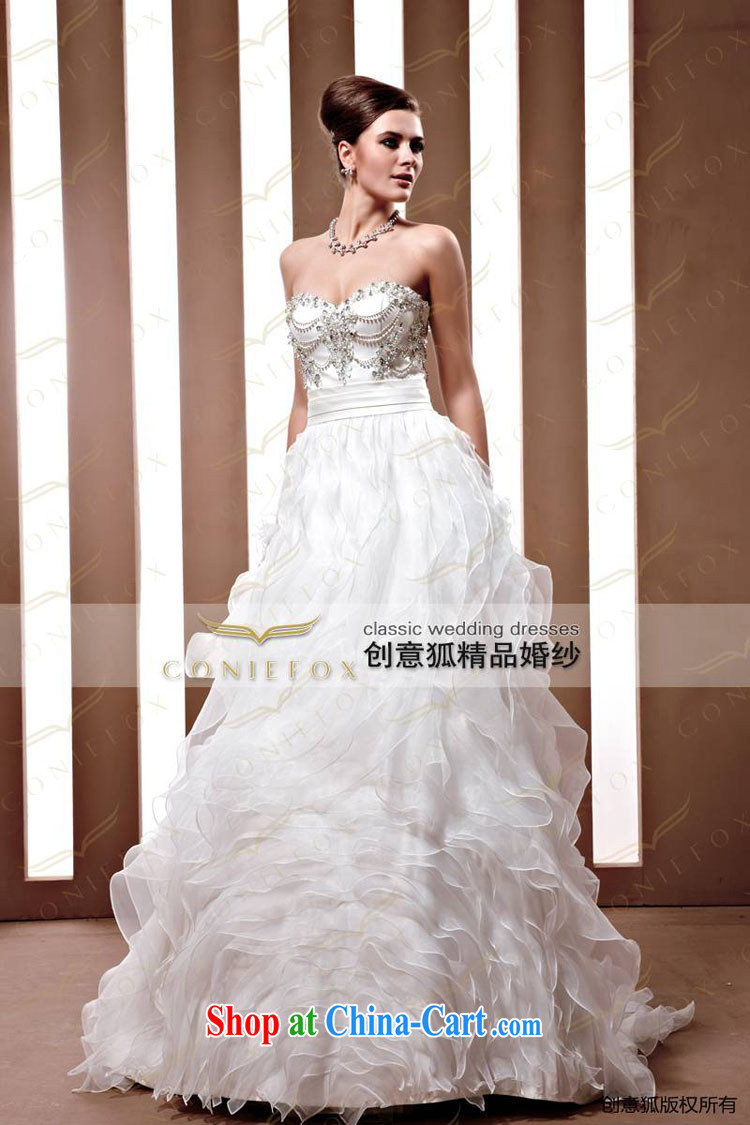 Creative Fox wedding tailored luxury luxury wedding high-end custom Korean-style wedding bridal marriage wedding 90,036 white tailored pictures, price, brand platters! Elections are good character, the national distribution, so why buy now enjoy more preferential! Health