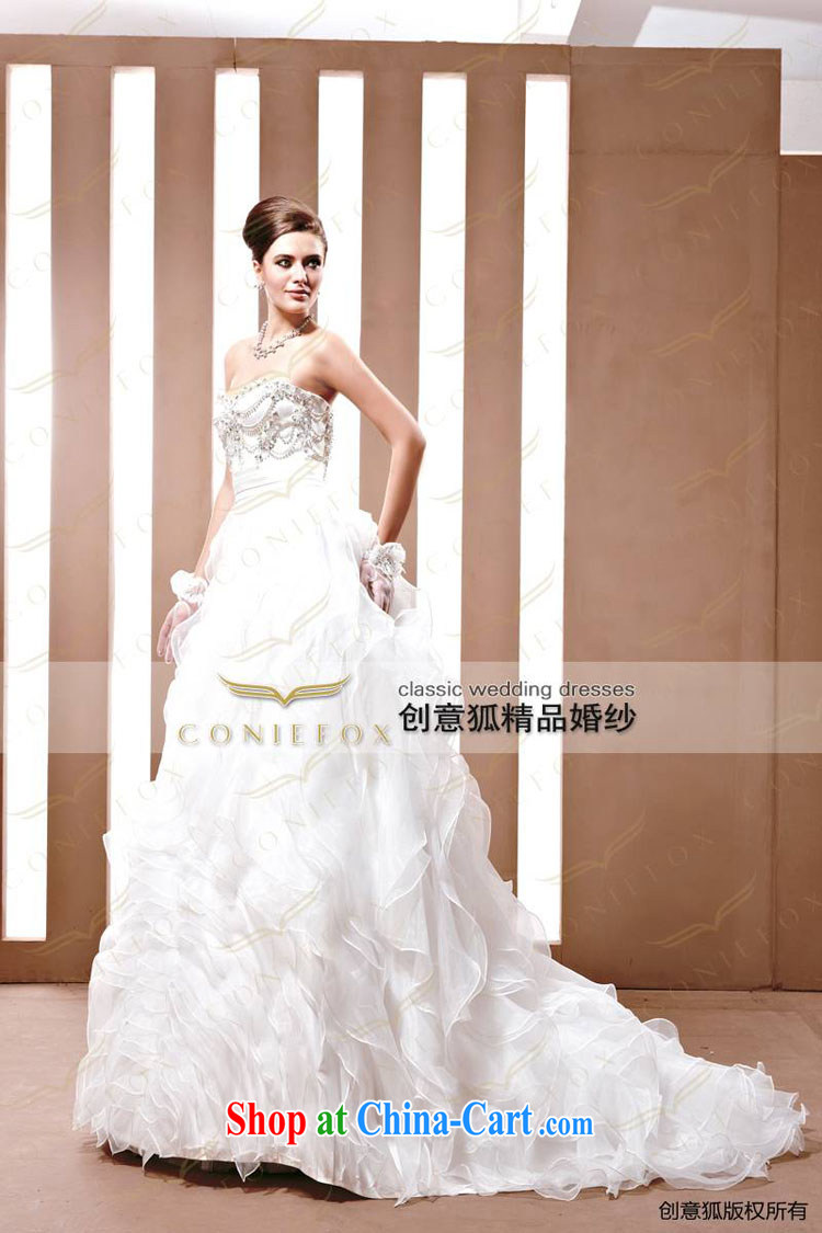 Creative Fox wedding tailored luxury luxury wedding high-end custom Korean-style wedding bridal marriage wedding 90,036 white tailored pictures, price, brand platters! Elections are good character, the national distribution, so why buy now enjoy more preferential! Health