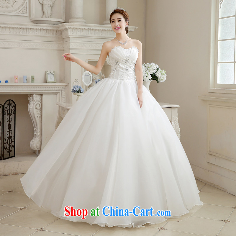 Rain is still clothing bridal 2015 new wedding dress white Princess married Mary Magdalene clothing chest stylish upmarket graphics thin large code with wedding HS 887 white tailored is not returned, rain is still clothing, shopping on the Internet