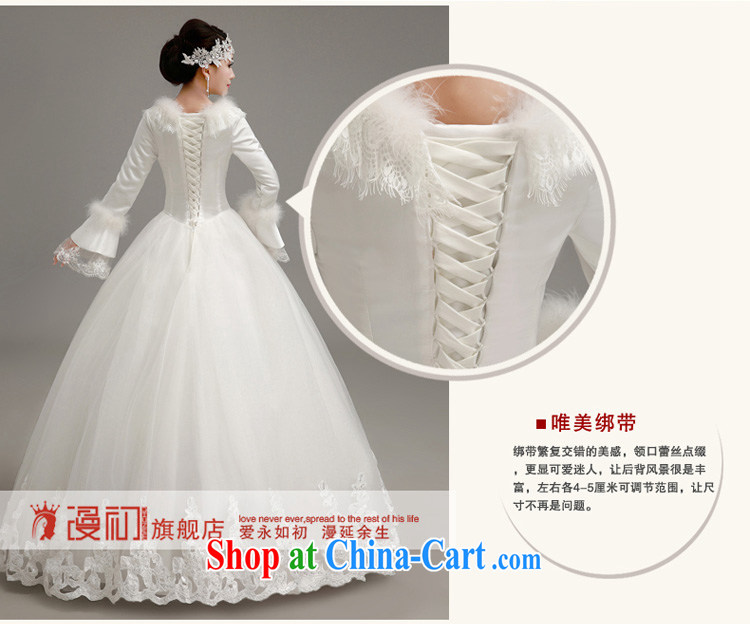 Early definition 2015 new winter graphics thin wedding Korean tie with white shaggy dress wedding thick warm winter wedding wedding dresses white XXL code pictures, price, brand platters! Elections are good character, the national distribution, so why buy now enjoy more preferential! Health