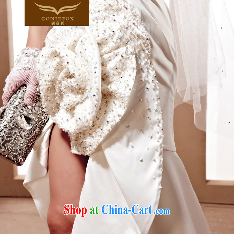 Creative Fox wedding dresses tailored bridal wiped his chest wedding dresses elegant and noble star dress up red carpet wedding dresses 90,069 white tailored creative Fox (coniefox), online shopping