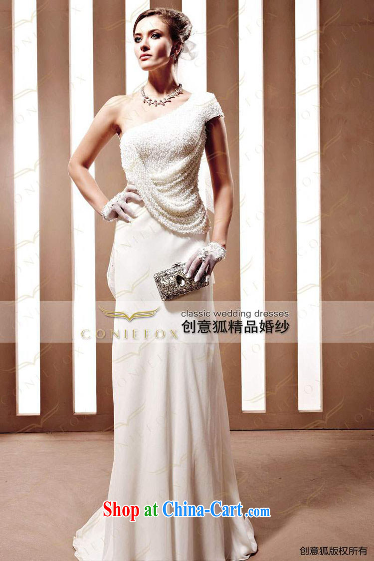 Creative Fox wedding tailored sense of the shoulder graphics thin wedding white bridal wedding dresses wedding dress long with wedding 90,081 white tailored pictures, price, brand platters! Elections are good character, the national distribution, so why buy now enjoy more preferential! Health